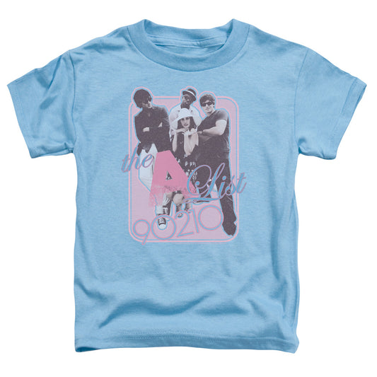 90210 - The A List - Short Sleeve Toddler Tee - Carolina Blue T-shirt