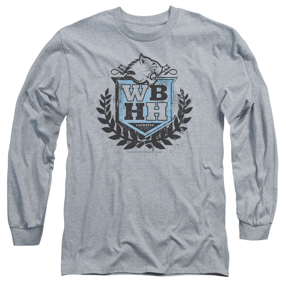 90210 - Wbhh - Long Sleeve Adult 18/1 - Athletic Heather T-shirt