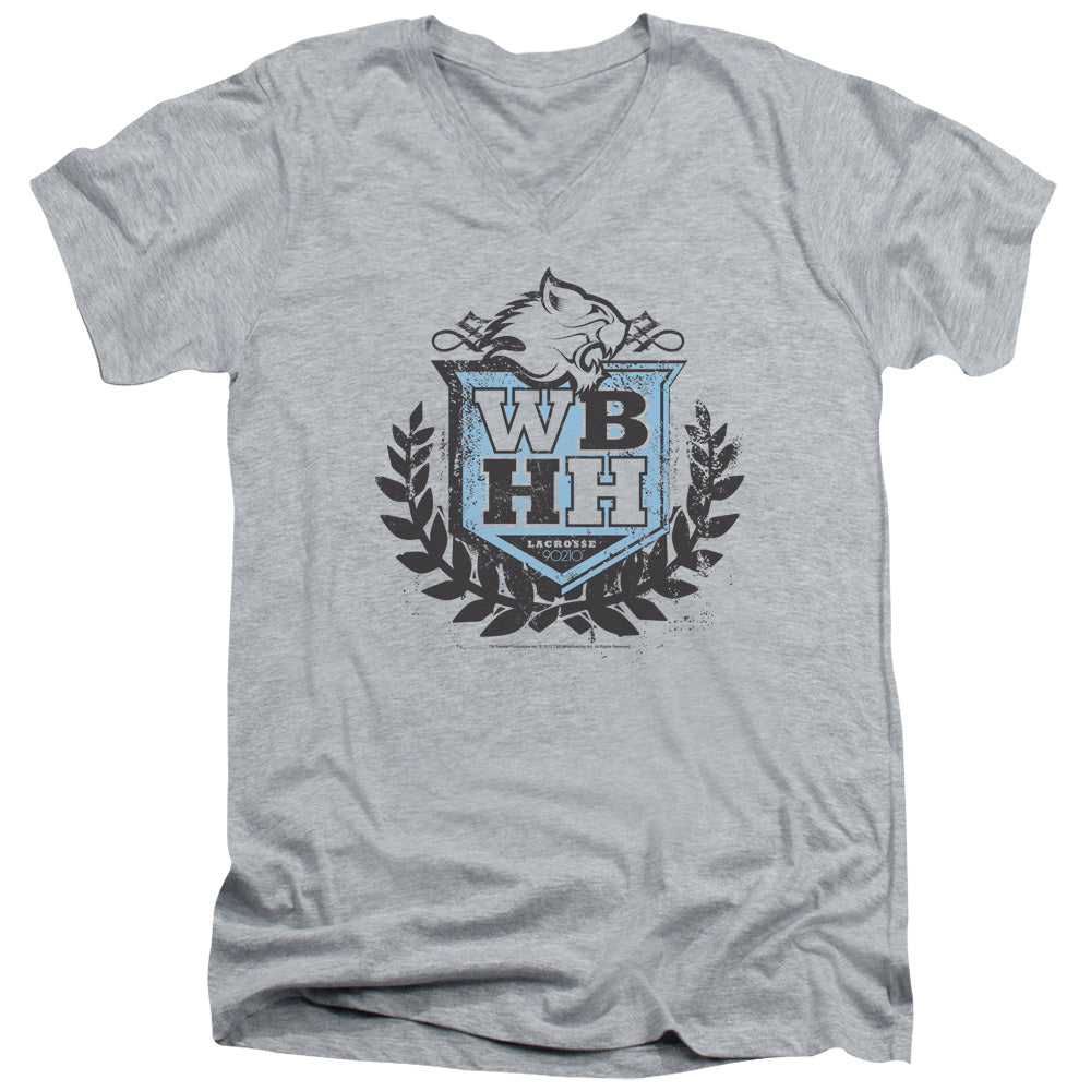 90210 - Wbhh - Short Sleeve Adult V-neck - Athletic Heather T-shirt