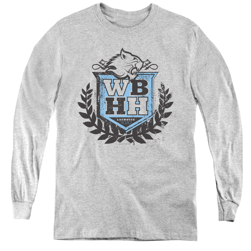 90210 - Wbhh - Youth Long Sleeve Tee - Athletic Heather