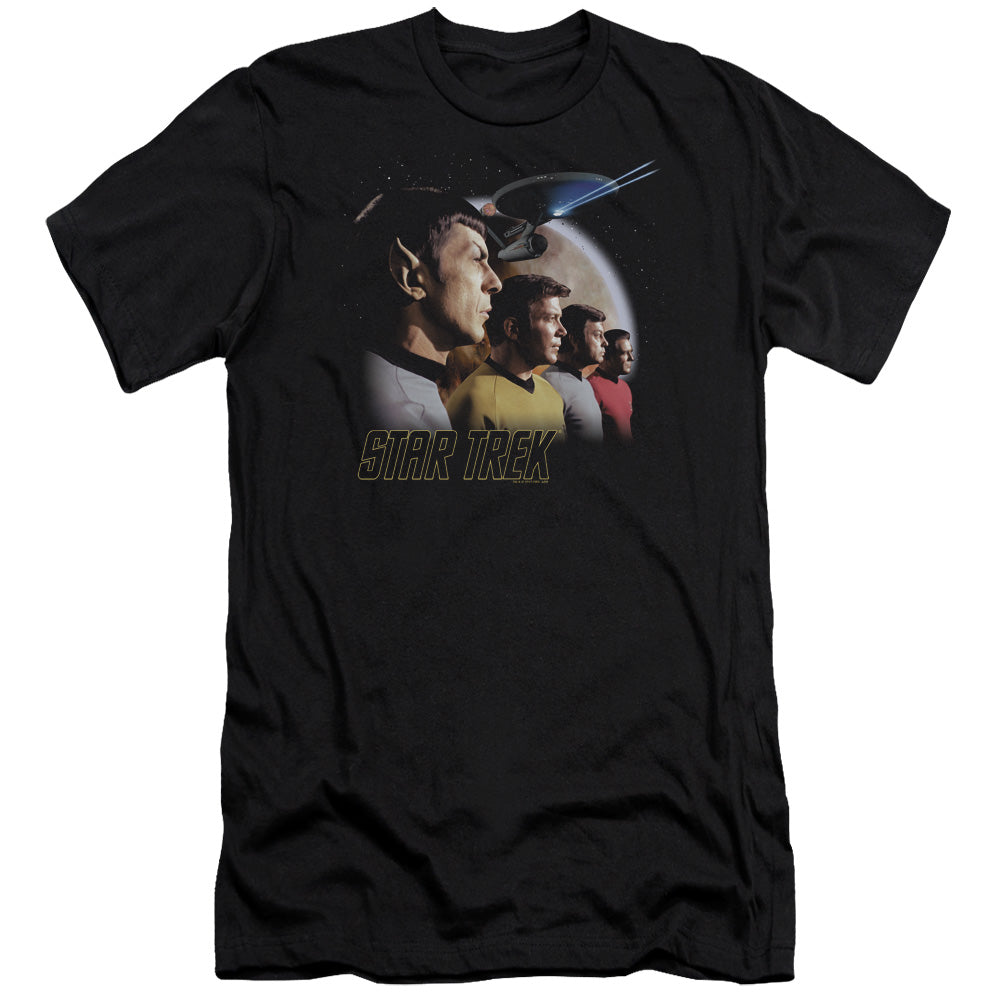 St Original - Forward To Adventure-premuim Canvas Adult Slim Fit 30/1 - Black