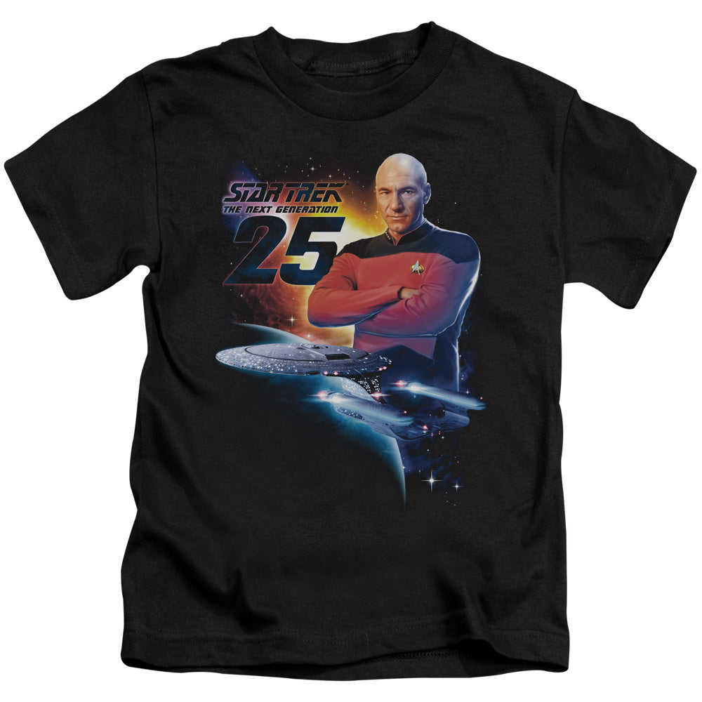 STAR TREK TNG 25 - S/S JUVENILE 18/1 - BLACK - T-Shirt