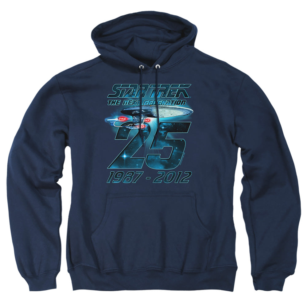 Star Trek - Enterprise 25 - Adult Pull-over Hoodie - Navy