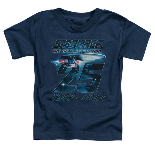 Star Trek - Enterprise 25 - Short Sleeve Toddler Tee - Navy T-shirt