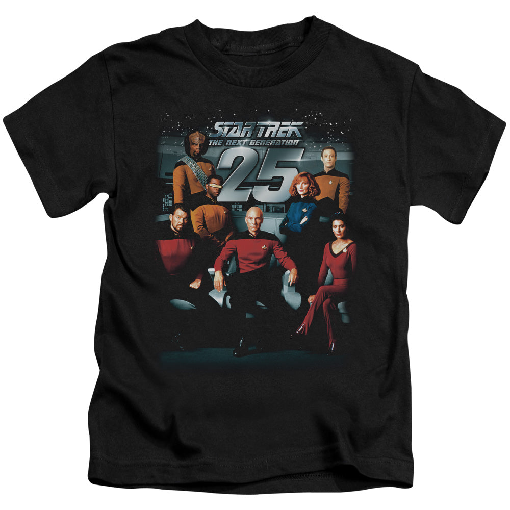 STAR TREK 25TH ANNIVERSARY CREW - S/S JUVENILE 18/1 - BLACK - T-Shirt