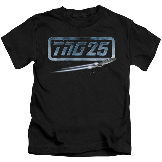 STAR TREK TNG 25 ENTERPRISE - S/S JUVENILE 18/1 - BLACK - T-Shirt
