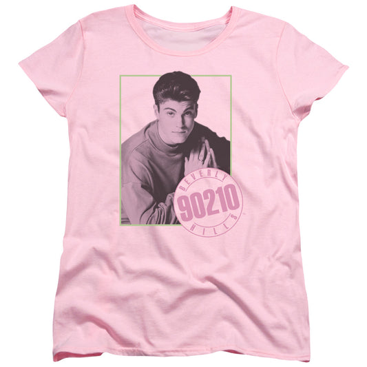90210 - David - Short Sleeve Womens Tee - Pink T-shirt