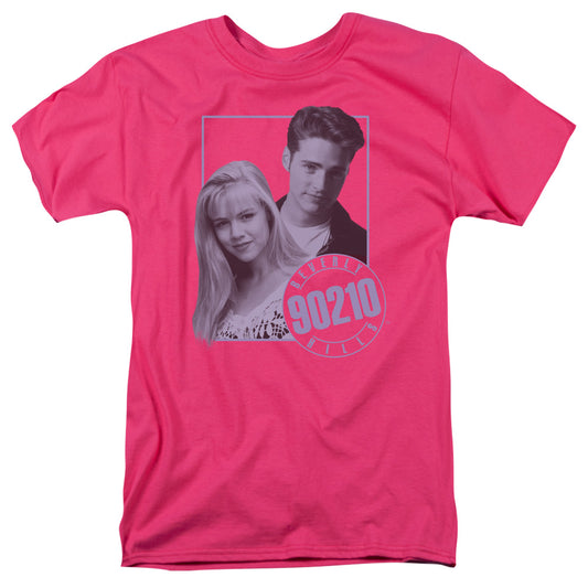 90210 - Brandon & Kelly - Short Sleeve Adult 18/1 - Hot Pink T-shirt