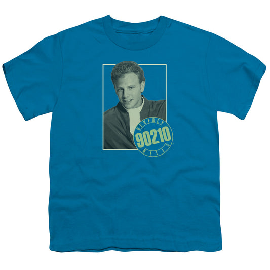 90210 - Steve - Short Sleeve Youth 18/1 - Turquoise T-shirt
