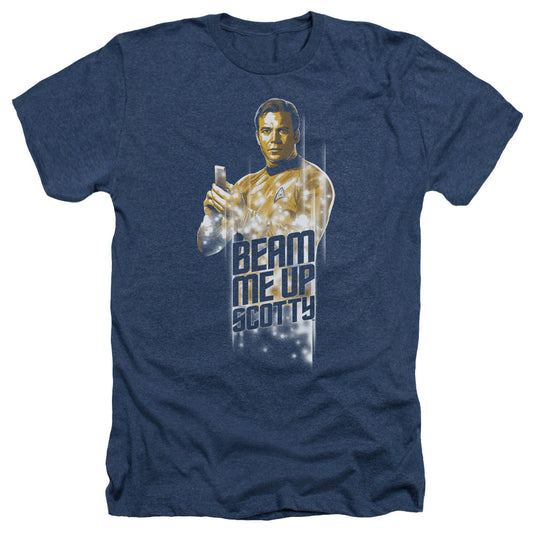Star Trek - Beam Me Up - Adult Heather - Navy