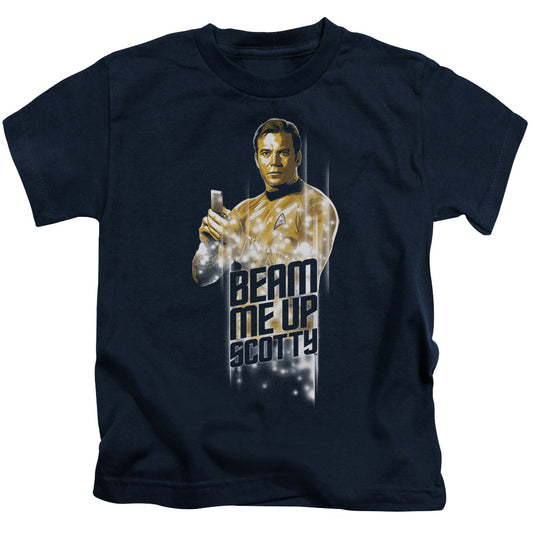STAR TREK BEAM ME UP - S/S JUVENILE 18/1 - NAVY - T-Shirt