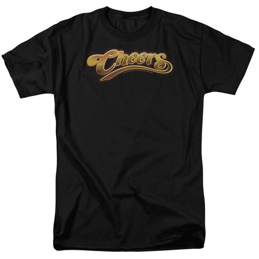 Cheers - Cheers Logo - Short Sleeve Adult 18/1 - Black T-shirt