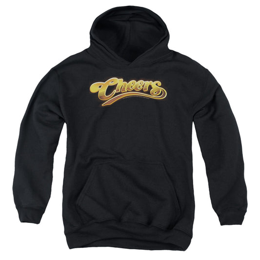 Cheers - Cheers Logo - Youth Pull-over Hoodie - Black