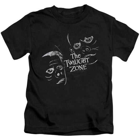 TWILIGHT ZONE STRANGE FACES - S/S JUVENILE 18/1 - BLACK - T-Shirt