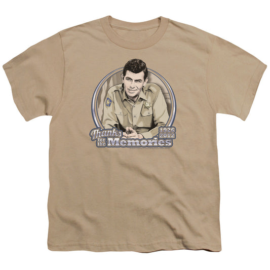 ANDY GRIFFITH THANKS FOR THE MEMORIES - S/S YOUTH 18/1 - SAND T-Shirt