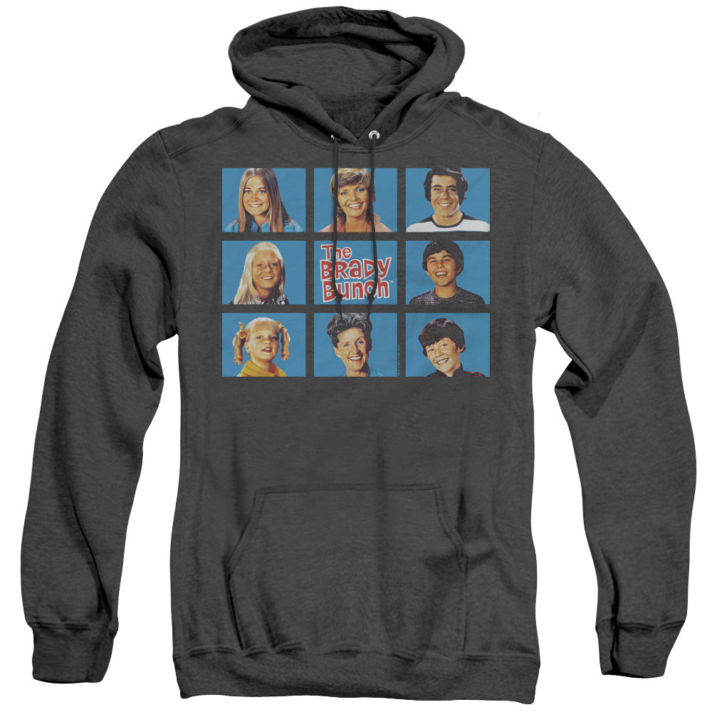 Brady Bunch - Framed - Adult Heather Hoodie - Black