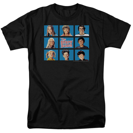 Brady Bunch - Framed - Short Sleeve Adult 18/1 - Black T-shirt