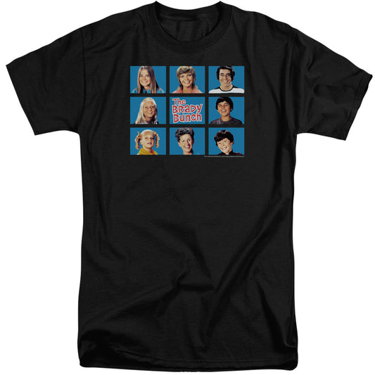 Brady Bunch - Framed - Short Sleeve Adult Tall - Black T-shirt