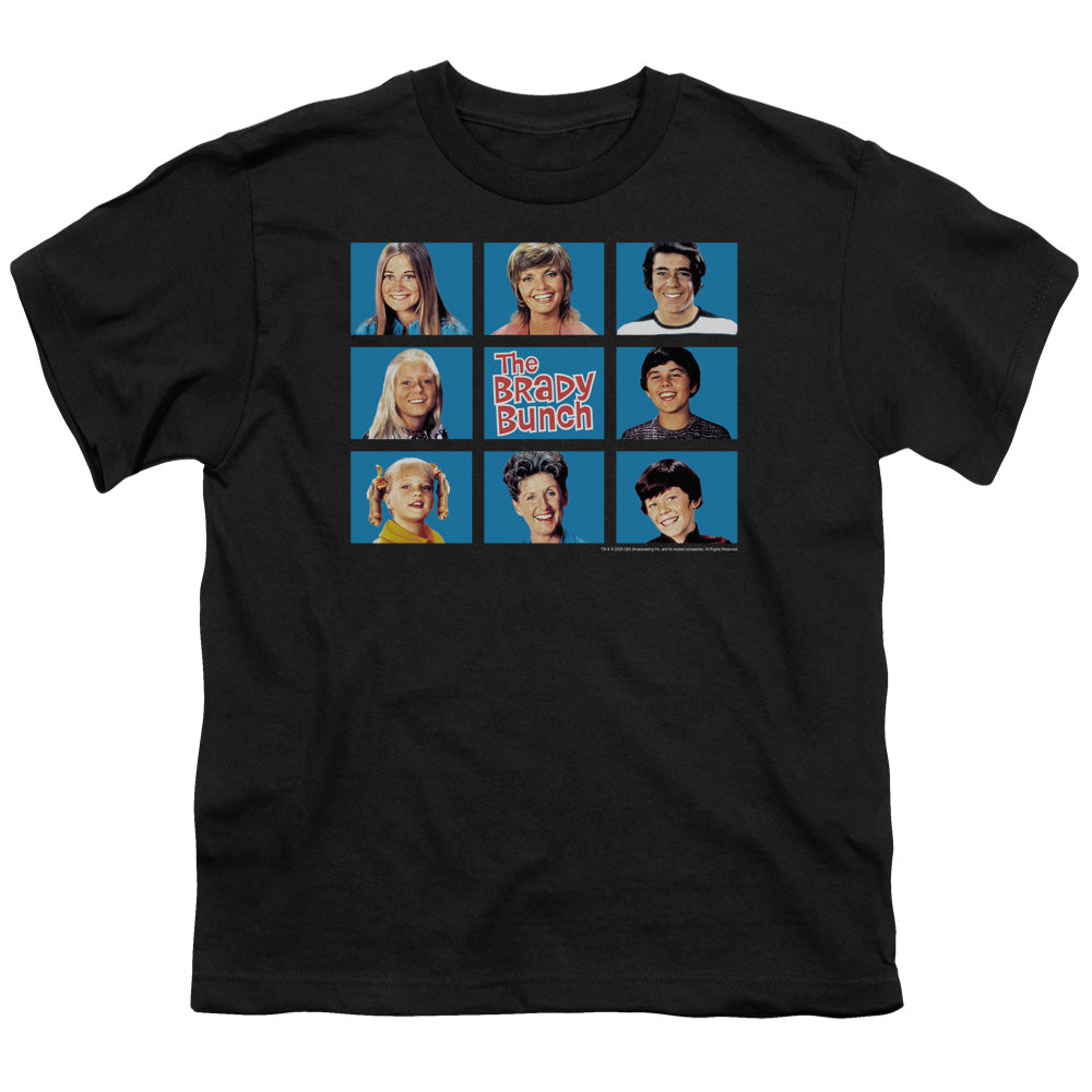 Brady Bunch - Framed - Short Sleeve Youth 18/1 - Black T-shirt