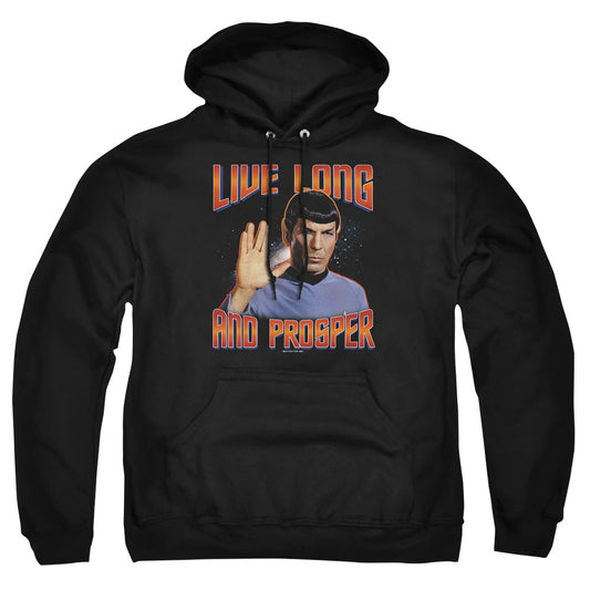 St Original - Live Long And Prosper - Adult Pull-over Hoodie - Black