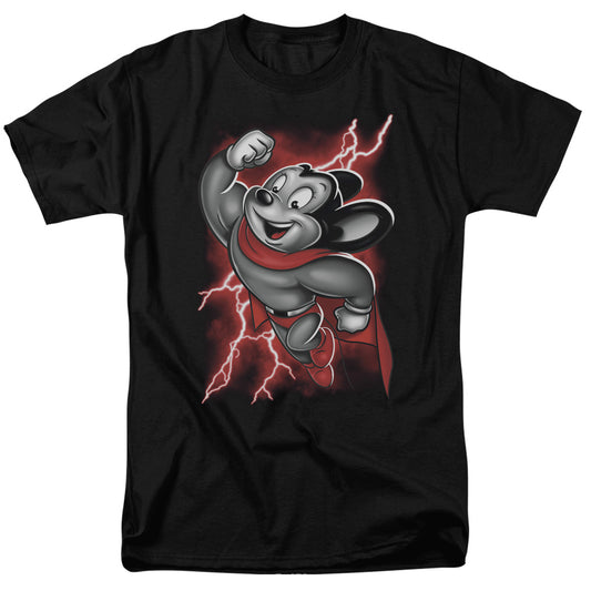 Mighty Mouse - Mighty Storm - Short Sleeve Adult 18/1 - Black T-shirt