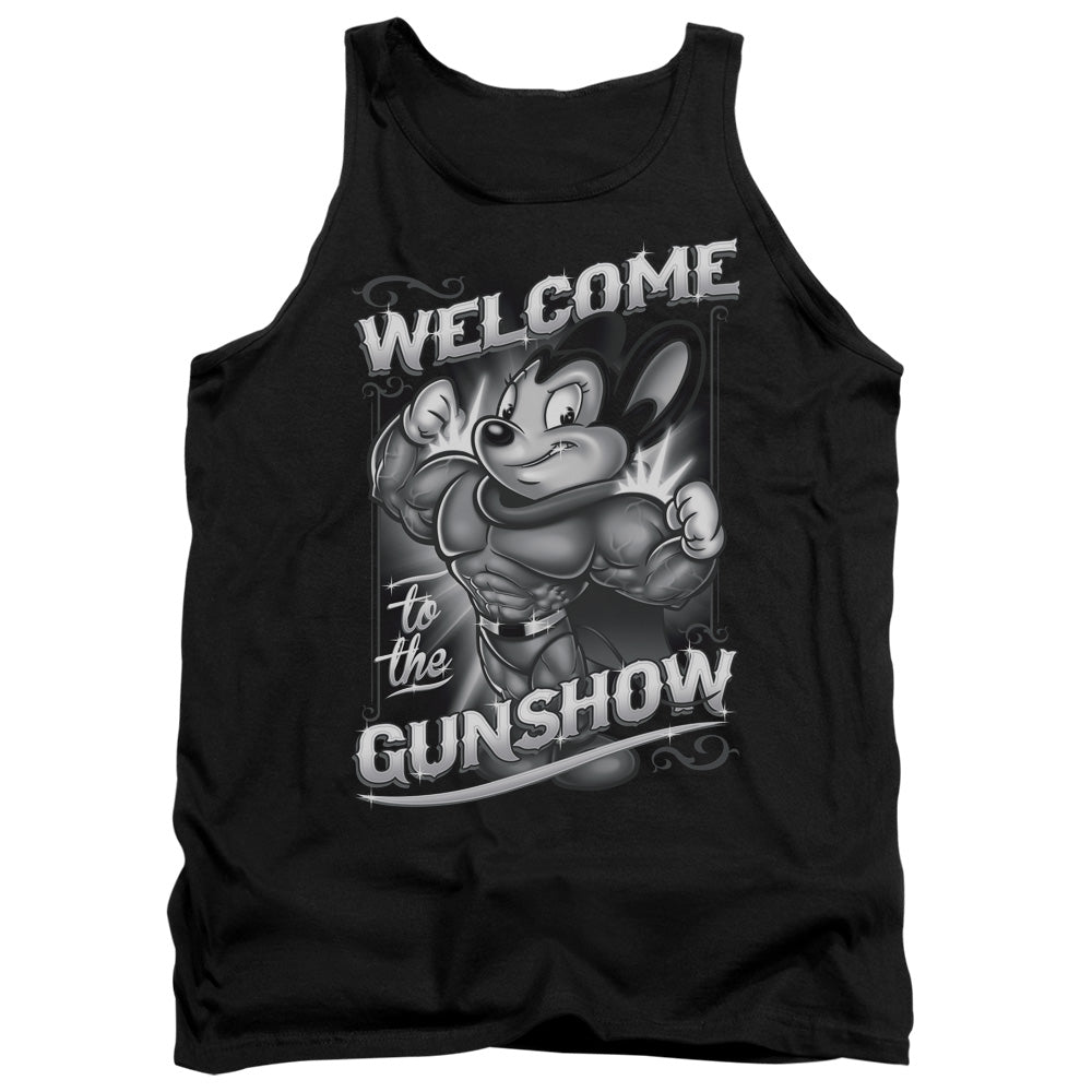 Mighty Mouse - Mighty Gunshow - Adult Tank - Black