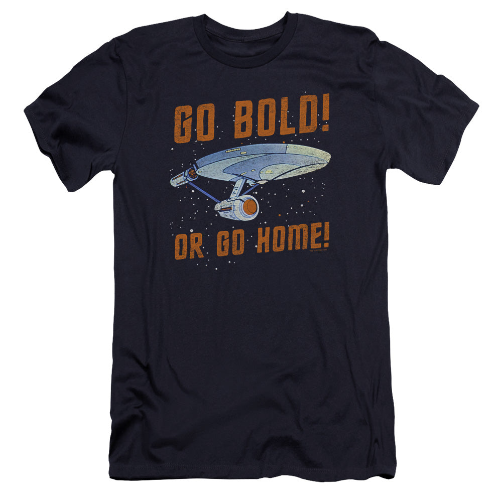 Star Trek - Go Bold-premuim Canvas Adult Slim Fit 30/1 - Navy