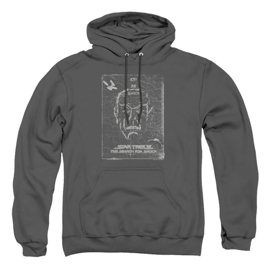 Star Trek - Join The Search - Adult Pull-over Hoodie - Charcoal