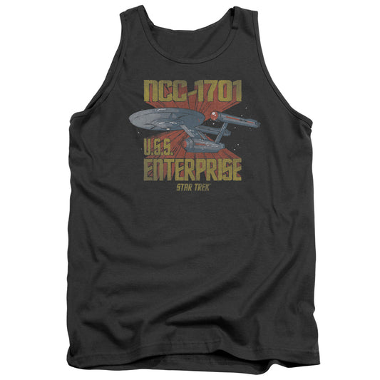 Star Trek - Ncc1701 - Adult Tank - Charcoal