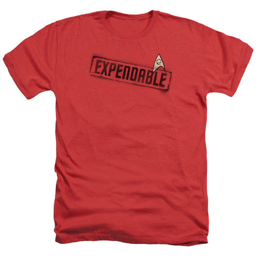 Star Trek - Expendable - Adult Heather - Red