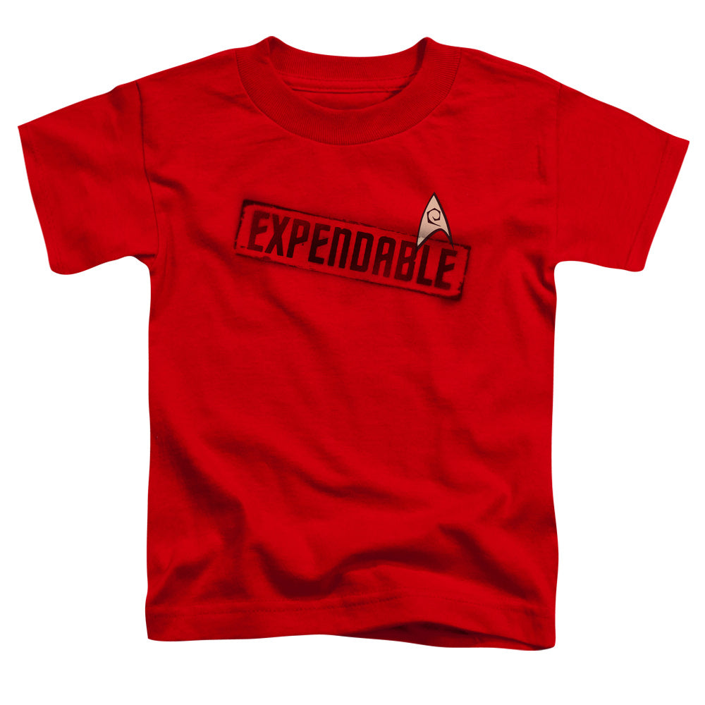 Star Trek - Expendable - Short Sleeve Toddler Tee - Red T-shirt