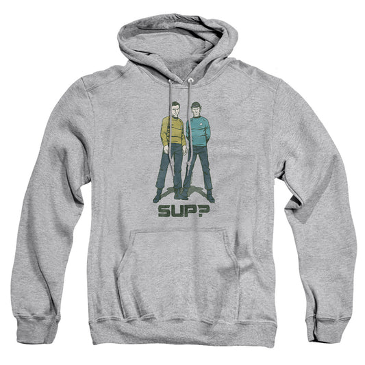 Star Trek - Sup - Adult Pull-over Hoodie - Athletic Heather