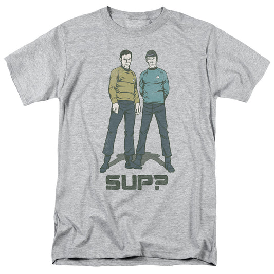Star Trek - Sup - Short Sleeve Adult 18/1 - Athletic Heather T-shirt