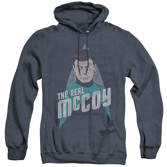 Star Trek - The Real Mccoy - Adult Heather Hoodie - Navy