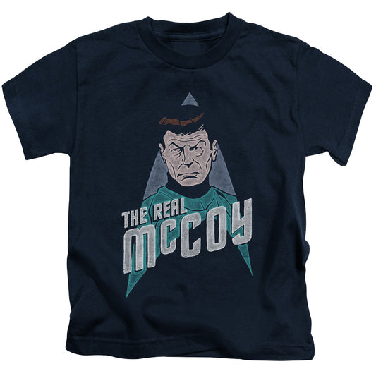 STAR TREK THE REAL MCCOY - S/S JUVENILE 18/1 - NAVY - T-Shirt