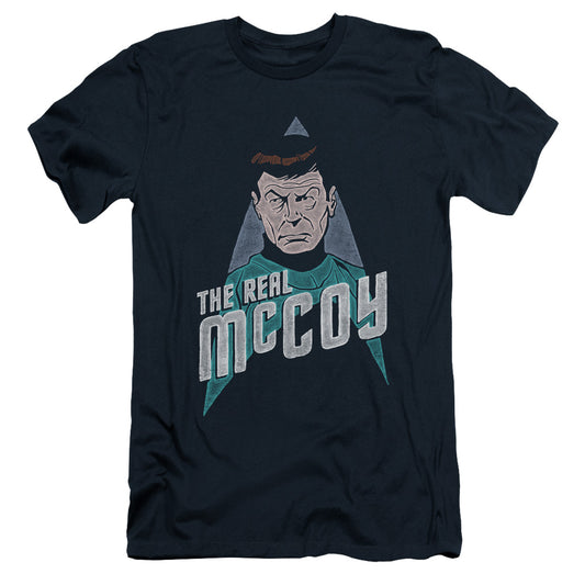 Star Trek - The Real Mccoy - Short Sleeve Adult 30/1 - Navy T-shirt