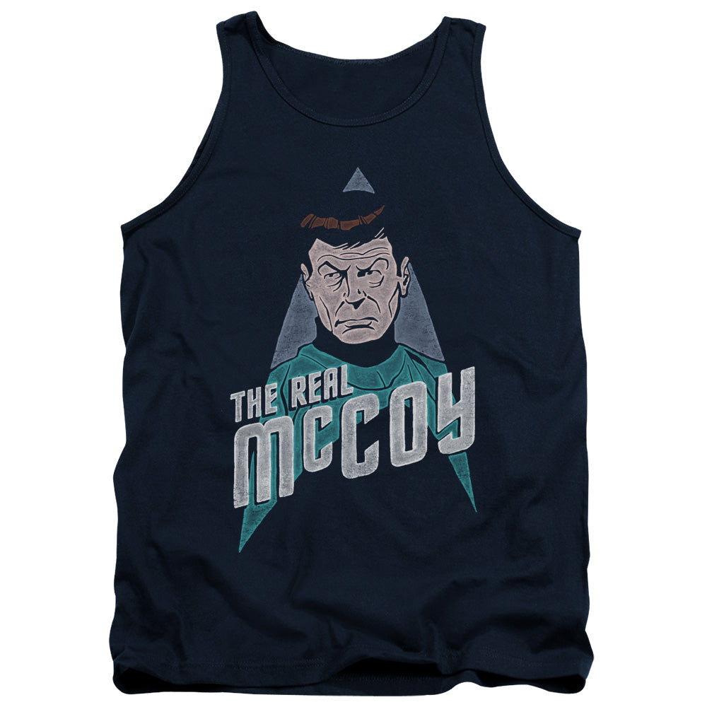 Star Trek - The Real Mccoy - Adult Tank - Navy