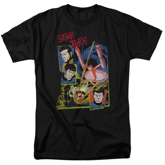 Star Trek - Eye Of The Storm - Short Sleeve Adult 18/1 - Black T-shirt