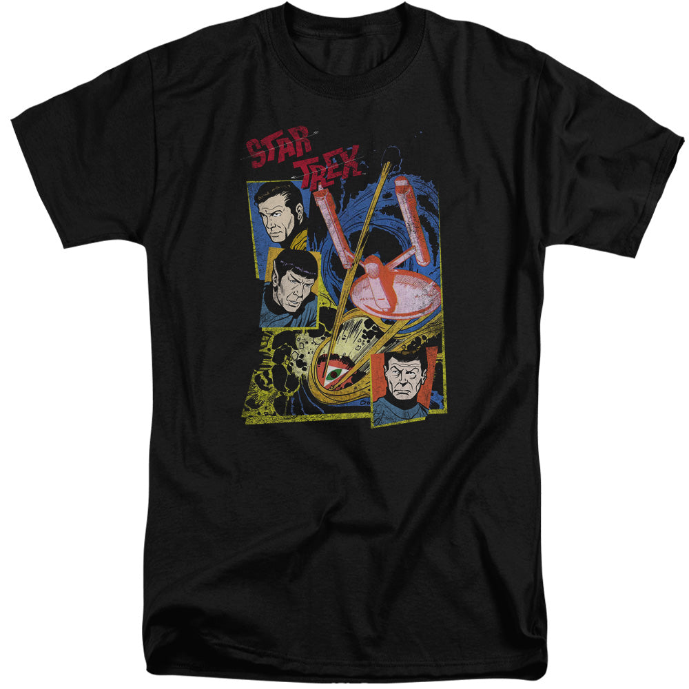 Star Trek - Eye Of The Storm - Short Sleeve Adult Tall - Black T-shirt