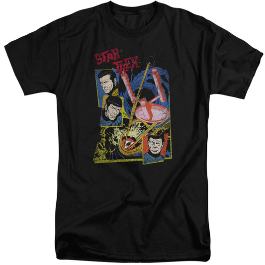 Star Trek - Eye Of The Storm - Short Sleeve Adult Tall - Black T-shirt