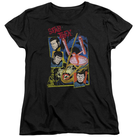 Star Trek - Eye Of The Storm - Short Sleeve Womens Tee - Black T-shirt
