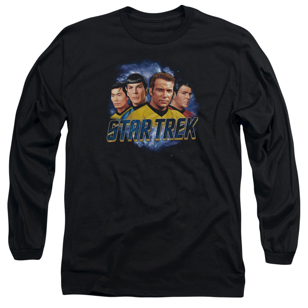 Star Trek - The Boys - Long Sleeve Adult 18/1 - Black T-shirt