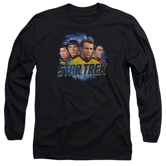 Star Trek - The Boys - Long Sleeve Adult 18/1 - Black T-shirt