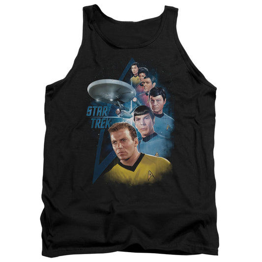Star Trek - Among The Stars - Adult Tank - Black