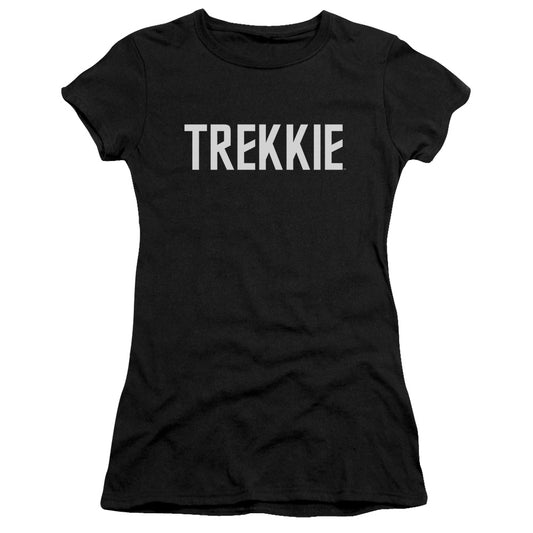 Star Trek - Trekkie - Short Sleeve Junior Sheer - Black T-shirt