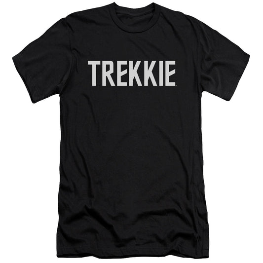 Star Trek - Trekkie - Short Sleeve Adult 30/1 - Black T-shirt