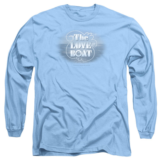 Love Boat - The Love Boat - Long Sleeve Adult 18/1 - Carolina Blue T-shirt