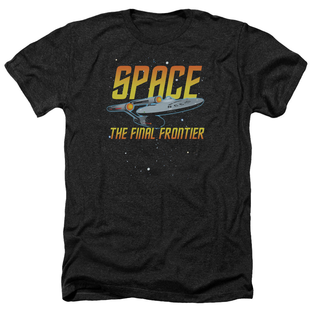 Star Trek - Space - Adult Heather-black
