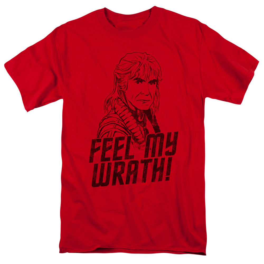 Star Trek - My Wrath - Short Sleeve Adult 18/1 - Red T-shirt