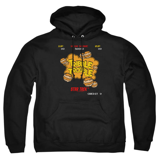 Star Trek - Tribble Trouble - Adult Pull-over Hoodie - Black